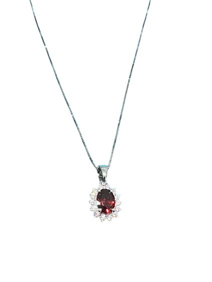 Collana Domar Donna in Argento Cubic Zirconia COAR-422-280 - COAR-422-280